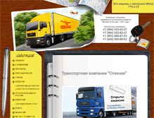 Tablet Screenshot of olekhnik.ru